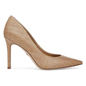 Sam Edelman Pointed Raffia Stiletto Pump in Natural
